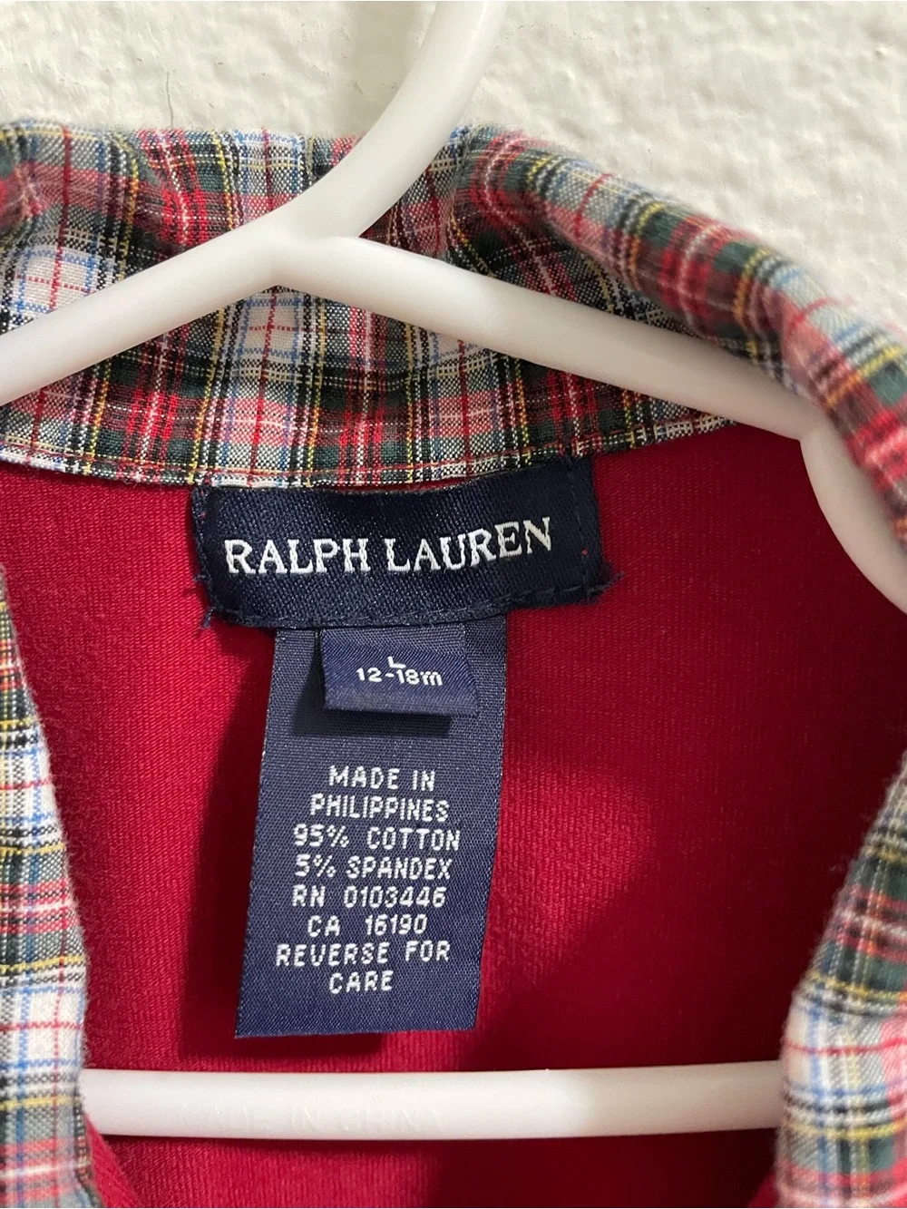 Ralph Lauren Red Polo Dress Shirt for Kids